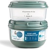 image:imageRachael Ray Salad Container For Lunch Salad Lunch Container For Adults Salad Bowl Kit With Compartments For Salad Dressing amp Toppings Includes Ice PackSoup  Sandwich Set  Green