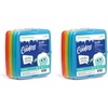 image:imageCool Coolers by Fit  Fresh 4 Pack Slim Ice Packs Space Saving Reusable Ice Packs for Lunch Boxes or CoolersMulti color 48 Pack