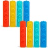 image:imageCool Coolers by Fit amp Fresh Kids Icicle Lunch Box Ice Pack Sticks Icicle Ice Sticks for Lunch Bags and Coolers Lunch Ice Pack Sticks Reusable Multicolored Smile Icicles 8PK