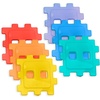 image:imageCool Coolers by Fit amp Fresh Kids Puzzle Shaped Lunch Box Ice Packs Back to School Essential Reusable Freeze Blocks for Insulated Bags and Cooler Multicolored 6PK