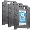 image:imageCool Coolers by Fit amp Fresh XL Tire Reusable Ice Packs for Coolers 3pk  Powerful Freeze LongLasting Chill BPAFree Ice Pack for Coolers w Handle  Camping Travel Lunch Beach Tailgating3