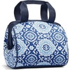 image:imageFit amp Fresh Charlotte Adult Insulated Lunch Bag with Carry Handles Navy Medallion BloomNavy Medallion Bloom