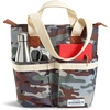 image:imageFit amp Fresh Foundry Wine Carrier Bag amp Soft Cooler Bag Insulated Leak Proof Large Soft Sided Cooler Bag 6 Bottle Wine Bag With Removable Divider For Beach Picnics and Travel CamoCamo