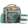 image:imageFit amp Fresh Lunch Bag For Women Insulated Womens Lunch Bag For Work Large Lunch Box For Women With Two Matching Containers Townsend Lunch Bag Carolina GinghamGreen Camo