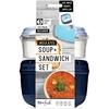 Soup + Sandwich Set  Navy
