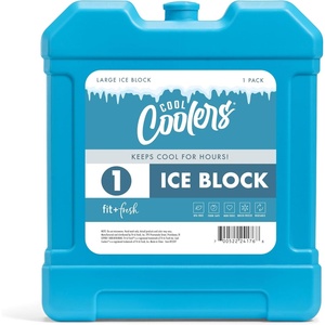image:imageCool Coolers by Fit amp Fresh XL Reusable Cooler Ice BlockBlue Block
