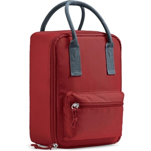 image:imageFit amp Fresh Connor Insulated Kids Lunch Box for School amp Daycare  Easy Carry Handle Front Zip Pocket BPAFree EasytoClean  Kids Lunch Bag Back to School Preschool KindergartenCardinal Red