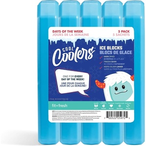 image:imageFit amp Fresh Cool Coolers 5pk Days of the Week Ice BlocksSmall Block Pack of 6