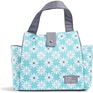 image:imageFit amp Fresh Lunch Bag For Women Insulated Womens Lunch Bag For Work Leakproof amp StainResistant Large Lunch Box For Women With Containers and Matching Tumbler Snap Closure Westport Bag AquaAqua Dogwood
