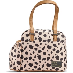 image:imageFit amp Fresh Lunch Bag For Women Insulated Womens Lunch Bag For Work Leakproof amp StainResistant Large Lunch Box For Women With Expandable Bottle Pocket Zipper Closure Laketown Bag Cheetah TumblerCheetah Tan