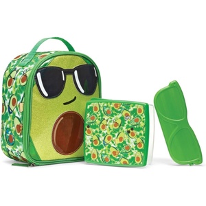 image:imageFit amp Fresh Novelty Insulated Lunch Box Pineapple Unisex Meal Holder Polyester 11 x 8 x 6 inAvocado