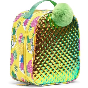 image:imageFit amp Fresh Novelty Insulated Lunch Box Pineapple Unisex Meal Holder Polyester 11 x 8 x 6 inPineapple