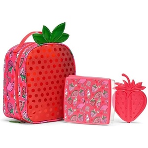 image:imageFit amp Fresh Novelty Insulated Lunch Box Pineapple Unisex Meal Holder Polyester 11 x 8 x 6 inStrawberry