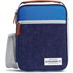 image:imageFoundry by Fit  Fresh Thayer Insulated Lunch Bag with 2 Food Containers amp 18oz Stainless Steel Tumbler Reusable Lunch Box Mini Cooler Bag Perfect for Work College PicnicsBlue