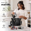 image:imageFit amp Fresh Eliana Lunch Tote Insulated Lunch Bag wIce Packs ContainersBlack