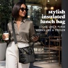image:imageFit amp Fresh Eliana Lunch Tote Insulated Lunch Bag wIce Packs ContainersBlack