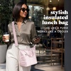 image:imageFit amp Fresh Eliana Lunch Tote Insulated Lunch Bag wIce Packs ContainersPink