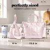 image:imageFit amp Fresh Eliana Lunch Tote Insulated Lunch Bag wIce Packs ContainersPink
