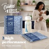 image:imageFit amp Fresh Insulated Bottle amp Beyond Bag  Baby Bottle Cooler wIce PacksBlue Cornflower Flowers