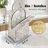 image:imageFit amp Fresh Insulated Bottle amp Beyond Bag  Baby Bottle Cooler wIce PacksWhite Black Sketched Bows