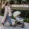 image:imageFit amp Fresh Insulated Bottle amp Beyond Bag  Baby Bottle Cooler wIce PacksWhite Black Sketched Bows