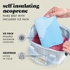 image:imageFit amp Fresh Remi Neoprene Lunch Bag for Women wIce Pack amp ContainersBlue Wallpaper Bows