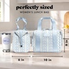 image:imageFit amp Fresh Remi Neoprene Lunch Bag for Women wIce Pack amp ContainersBlue Wallpaper Bows