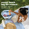image:imageFit amp Fresh Remi Neoprene Lunch Bag for Women wIce Pack amp ContainersBlue Wallpaper Bows