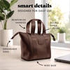 image:imageFit amp Fresh Remi Neoprene Lunch Bag for Women wIce Pack amp ContainersDark Chocolate