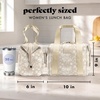 image:imageFit amp Fresh Remi Neoprene Lunch Bag for Women wIce Pack amp ContainersTan Floral