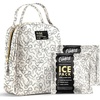 image:imageFit amp Fresh Insulated Bottle amp Beyond Bag  Baby Bottle Cooler wIce PacksWhite Black Sketched Bows