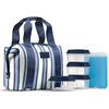 Blue Chunky Stripe
