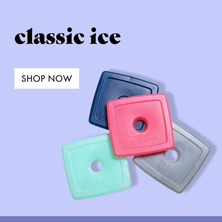 Fit+Fresh | Cool Coolers Slim Ice Packs Practical Insulated Gear Designed for Busy Everyday Life